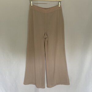 Ciera beige size 27 pants flowy wide leg style high waisted classic lightweight